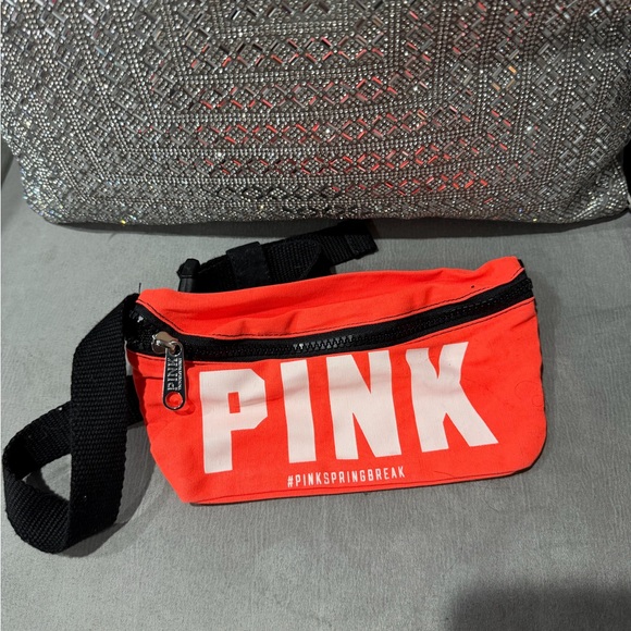 PINK Victoria's Secret Handbags - PINK Orange Waist Bag